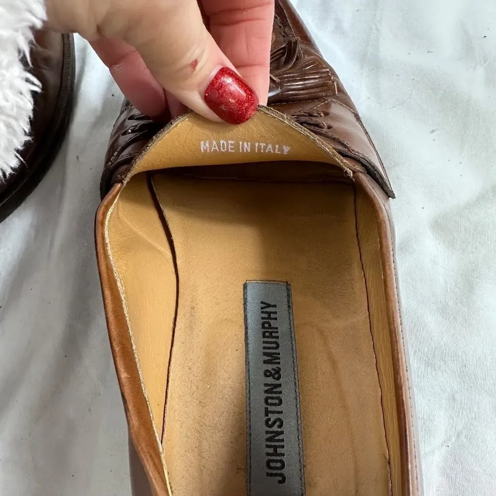 Johnston and Murphy men's tassel loafers
